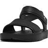 Fitflop Iqushion Kids Ergonomic Back Strap Sandal - Sandali, Black,