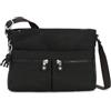 Kipling New Angie Borsa a tracolla piccola, Black Noir (Nero)
