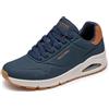 Skechers Arch Fit Court Break Comfort Sneaker, Navy Microfiber Duraleather, 42,5 EU