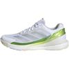 Adidas Donna Crazyquick Boost Padel Shoes, Cloud White/Zero Metalic/Lucid Lemon, 38 EU