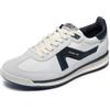 Skechers SKX 92 SPECTIVE - Sneaker da Uomo, in Pelle Bianca/Tessuto Nero/Poliuretano, Taglia 42