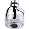 GC GLOBALCOMMERCE Aeratore Rubinetto 360° Girevole con 2 Modalità | Ugello a Risparmio Idrico e Getto Regolabile per Cucina e Bagno