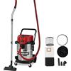Einhell Aspiratore TE-VC 5090 SACL (1300 W, 230 mbar di potenza, serbatoio da 50 L, classe di protezione dalla polvere L, filtro HEPA, pulizia del filtro, presa automatica, accessori inclusi)