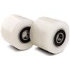 Fregat Set di 2 ruote per carrello portapallet (kit da 2, diametro 82 mm, larghezza 70 mm), ruote in nylon/ruote con cuscinetti a sfera, con un diametro di 20 mm, dimensioni: 82 x 70 x 20 mm, 700 kg