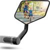 REEZER - Specchietto per bicicletta - Specchietto per bicicletta elettrica - Specchietto per monopattino elettrico - Di alta gamma, compatibile con tutti i modelli - Riflettente - 360° DIRITTO