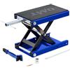 Orion Motor Tech Ponte Sollevatore a Forbice per Moto Altezza Regolabile 9.5-35 cm capacità Max. 500kg Cavalletto Alzamoto da Officina con Piattaforma 23 x 37 cm per Moto, Blu