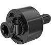 Wiltec Frizione di sovraccarico cardano 201mm Filetto Interno/Esterno 1 3/8" Albero scanalato 6D Max 2400Nm