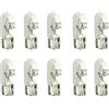 CARALL 10 Pezzi Lampadine Alogene T10 W3W 12V 3W, Ricambi Lampade 12V Per Auto e Moto