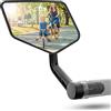 REEZER - Specchietto per bicicletta - Specchietto per bicicletta elettrica - Specchietto per monopattino elettrico - Di alta gamma, compatibile con tutti i modelli - Riflettente - 360° SINISTRA