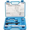 CCLIFE 5 Pezzi Kit di bloccaggio Albero a Camme Strumento Fissaggio Attrezzi messa in fase Catena di Distribuzione Del Motore 1.0, 1.2, 1.4 12V 16V