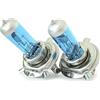 CARALL 2 Pezzi Lampade Alogene 12V Bianche ad Effetto Xenon (H4 P43t 12V 60W/55W)