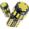 Marsauto 2 pcs W5W LED 12V 6000K Bianco 194 168 T10 Lampadina LED Per Luci di Lettura, Luce Targa, Luce Bagagliaio, Luci Laterali