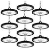 Blivrig 100W UFO Lamp Faretto LED, 10000LM Lampada da Officina, Fari LED da Esterno Faretto LED UFO, per Stadio Coperto, Parcheggio, Centri Logistic (10PCS, 100W)