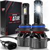 KATUR Lampadina LED HIR2 120W 30000LM, KATUR 700% Luminosità HIR2 LED Lampadine Plug and Play