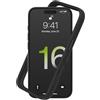 RhinoShield Bumper Case Compatible with [iPhone 16] | CrashGuard - Shock Absorbent Slim Design Protective Cover 3.5M / 11ft Drop Protection - Black