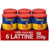 Passalacqua Harem Caffè Premium Macinato - 6 Lattine 250g (1,5kg) - 100% Arabica con Blue Mountain Jamaica - Tostatura Autentica Napoletana - Caffè Elegante con Note di Miele, Caramello, Agrumi e Rum