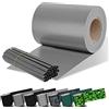 KESSER® Strisce per la Privacy in PVC Stuoie a Doppia Asta Recinzione Opaca | Resistente alle intemperie e al Vento | Schermo Privacy per Giardino, grigio, 35 m