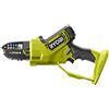 Ryobi RY18PSX10A‑0 Sega Potatrice Brushless 10 cm 18 V ONE+, Leggera 1,13 kg, Velocità 6 m/s, Tensione Catena Tool‑Free, Solo Corpo Macchina