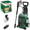 Bosch Idropulitrice UniversalAquatak 130, 2 ugelli, filtro per l'acqua, pistola ad alta pressione, tubo flessibile da 6 m, cavo da 5 m, potenza 1700 Watt, pressione: 130 bar, portata max.: 380 l/h