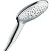 hansgrohe Raindance Select S - Doccetta per doccia a risparmio idrico 9 l/min (EcoSmart+), Doccino con 3 getti, Soffione doccia rotondo (⌀ 150 mm) con funzione anticalcare, cromo, 28588000