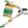 GRÜNTEK Cesoia Troncarami Telescopico Professionale - Cesoie Telescopiche XT 685-1015mm - Taglia Rami in Altezza. Forbici Giardinaggio Taglio a Incudine. Cesoie Potatura Lama 78mm in Teflon.