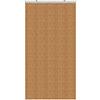 BIANCHERIAWEB Tenda Antimosche a Fili con Pon Pon Pallini Morbidi Misura 100x220 Colore Rust Pannello Moschiera Antirumore per Porta Finestra, Decorazione e Divisorio per Stanze