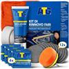 ATG Kit Rinnova Fari Auto - Kit Lucidatura Fari Auto - Polimero Liquido Fari Kit - Lucida Fari Auto - Prodotti Pulizia Auto - Kit Lucidatura Auto - Kit Polimero per Fari - pulizia fari auto opachi