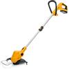 Stiga GT 100e Kit Decespugliatore a Batteria, Ampiezza di Taglio di 25cm, Con Batteria 20V (2Ah) e Caricatore