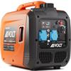 AIVOLT Generatore Inverter Silenziato a Benzina 3200 Watt con 2 Prese CA 230V, DC 12V e 2 USB Tipo A, Generatori Elettrico con Serbatoio da 3,5L per Campeggio, Festival, Strumenti e Uso Domestico