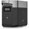 EF ECOFLOW Batteria supplementare EcoFlow DELTA 2, 1 kWh di capacità aggiuntiva per alimentazione domestica di emergenza, batteria portatile per alimentare diversi dispositivi per uso intensivo