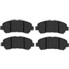 TRW GDB3467 Pastiglie Freno Set di 4 para Nissan Dualis I (J10, NJ10) 2006-2015 Assale anteriore e Altri Veicoli