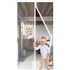 JIANJIAO Zanzariera Magnetica per Porte 85x220cm, Zanzariera Porta Tenda Chiusura Automatica Traspirante Zanzariere Anti Zanzare Insetti, per Porta Finestra Balcone Soggiorno,Bianco