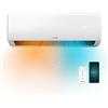 Cecotec Aria Condizionata Split AirClima 12000 Smartfresh Connected. 12000 BTU, Motore DC, Pompa di calore, Controllo Wifi, Telecomando, Display LED, Sistema Inverter, Copertura 22 m2