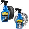 Rain-X Kit Pulizia Cerchi, Nero Gomme e Spazzola per Cerchi