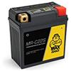 MAXTOOLS MR-C22S Batteria 12 V LifePO4 Leggera, per Moto, Quad e ATV, con Cassa Rinforzata e Indicazione Stato di Carica, Destra, 140 cca