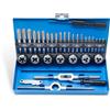 CCLIFE 32 Pezzi Set Maschi e Filiera M3-M12, per maschiature fai da te, tagli, filettature, sagomature, lavorazioni manuali per il fai da te in casa, garage e officina