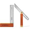 WORKPRO Squadrette da Carpenteri 2 Pezzi, Squadra da Falegname con Lama in Acciaio Inossidabile da 200mm/230mm