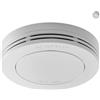 Safeliveo Rilevatore di Fumo, Allarme Fumo Set da 1 Pezzi, Batteria 10 Anni, Certificato EN 14604, Senza LED Lampeggiante,85 dB, Funzione Silenziosa, con cuscinetti adesivi