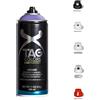 VIRSUS 1 Bomboletta Spray Vernice Acrilica per GRAFFITI Viola A050 da 400ml + 5 testine per tratti precisi e spessi, finitura opaca coprente, per street artists murales (THANOS VIOLET)