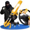 ATG Bloccasterzo Auto - Antifurto Auto e Antifurto per Auto per SUV, Van, Furgone e Camper - Acciaio Temperato, Protezione Antitrapano