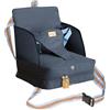 roba Seggiolino Gonfiabile per Bambini Booster Seat, Parti Laterali Rialzate, Leggero e Trasportabile, per Viaggi e Casa, Adatto a Tutti i Sedili, Blu Scuro