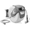 Fuxtec Avvolgitubo automatico Grigio a muro FUXTEC FX-WSA20G da 20 m di tubo acqua flessibile ½ Pollice con "EASY FIX" per una facile irrigazione - Orientabile a 180° (65x29x46 cm)