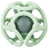 Nattou Set con 2 palline in Silicone, Da afferrare e mordere, Senza BPA, Ø 10 cm + 7 cm, Silicone, Verde menta/Verde scuro