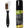 Kaps Ammorbidente e Ripristina Colore per Pelle Pelle Scamosciata e Nabuk di Tutti i Colori con Spugna applicatore e Spazzola per Scarpe con 4 Lati; Balsamo per Scarpe, Borse, Pelle-75 ml(2.53 fl.Oz)