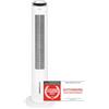 TZS First Austria ventilatore a torre con raffreddamento ad acqua, telecomando, 102cm, molto silenzioso, oscillazione 80°, timer, 3 velocità, display touch, bianco