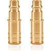 sukudon Passacavo di accoppiamento aria compressa 2 pezzi 9 mm ottone DN13 tappo di accoppiamento raccordo per tubo raccordo per tubo raccordo per tubo connettore per valvola connettore filettato