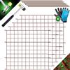 KESSER Set completo di 5 recinzioni da giardino con guanti, 1 martello + 6 barre di fissaggio, recinzione, set di recinzioni per animali domestici