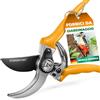 GRÜNTEK Forbici Cesoie da Potatura Giardino Professionali Specht (Lama 55 mm). Forbici da Giardinaggio Forgiate in Teflon antiaderente Alta Qualità