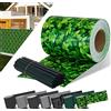 KESSER® Strisce per la Privacy in PVC Stuoie a Doppia Asta Recinzione Opaca | Resistente alle intemperie e al Vento | Schermo Privacy per Giardino, Bosso, 35 m