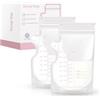 Carehabi 120 Pezzi Sacchetti Latte Materno, 250ml / 8oz Bustine Latte Materno Congelare Contenitori Latte Materno per l'allattamento al Seno Senza BPA a Prova di Perdite